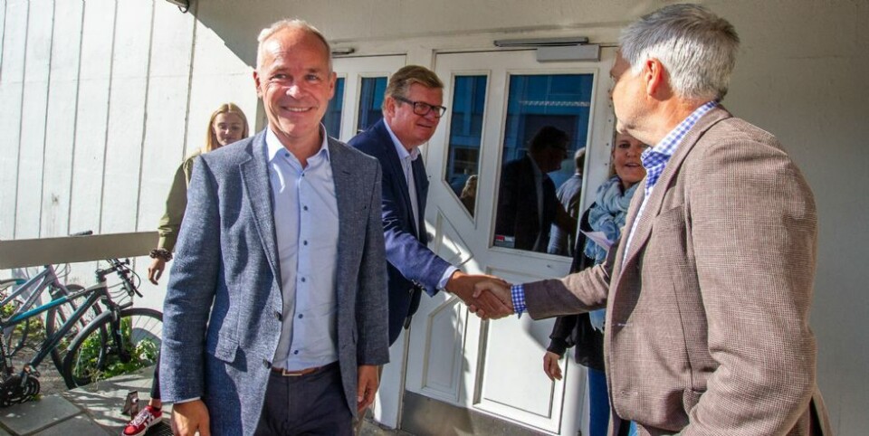 Ikke bare valgkamp: - Kult at han ville komme her