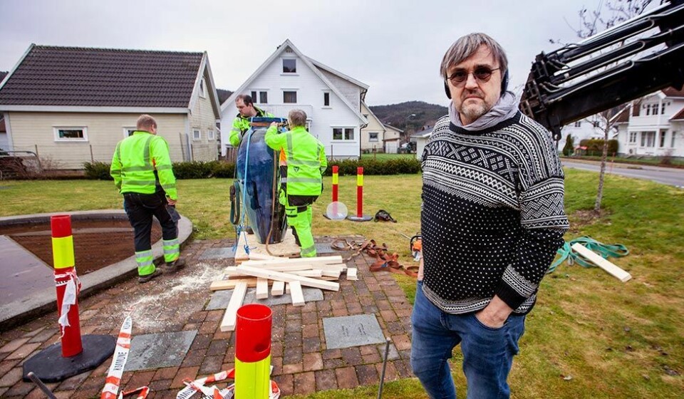Er lei hærverk: - Nå fjerner vi hele krukka
