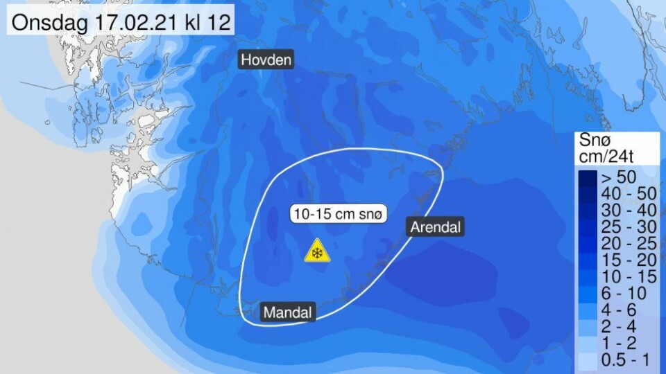 Har sendt ut varsel om flom og mye nedbør