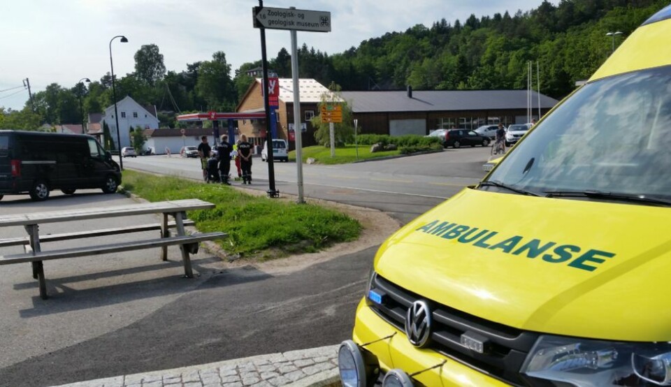 Trafikkulykke på Lunde
