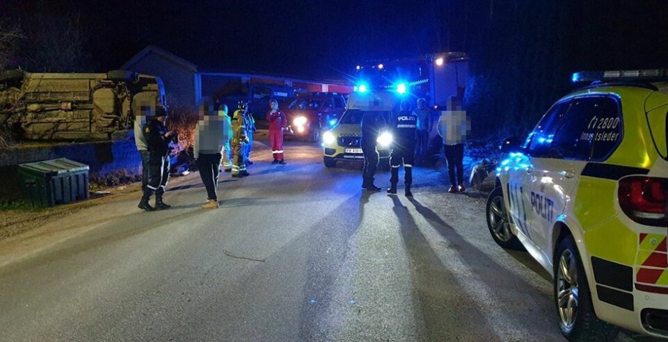 Flere trafikkulykker og uhell natt til lørdag