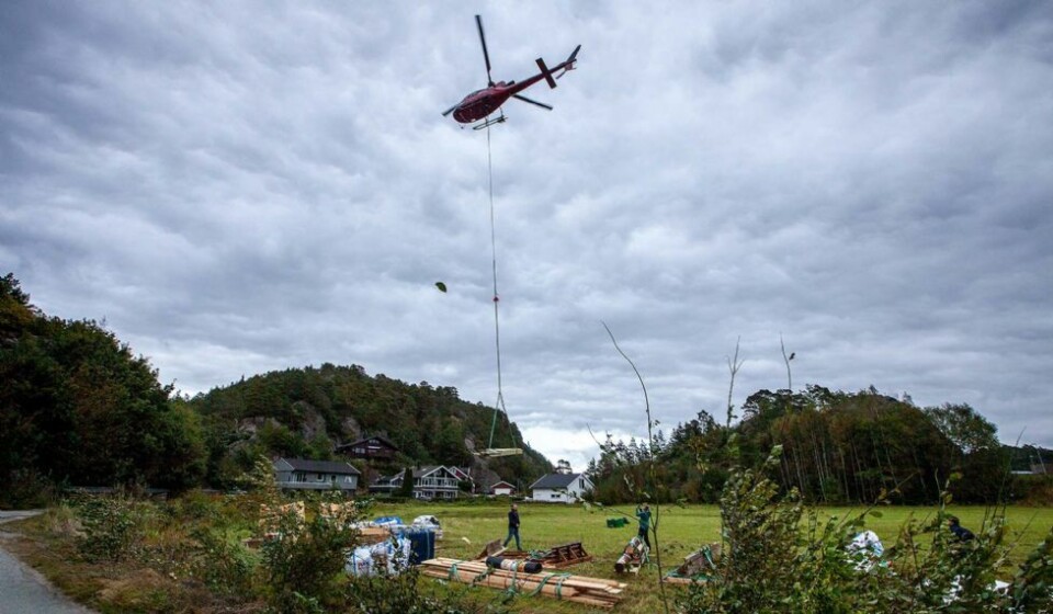 Tunge løft til Søgne-skogen