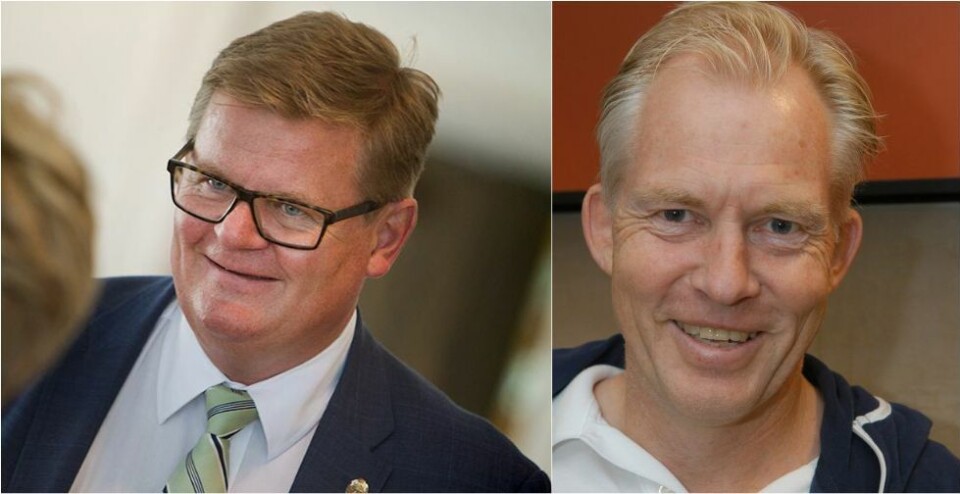Politisk debatt på biblioteket på Tangvall mandag ettermiddag