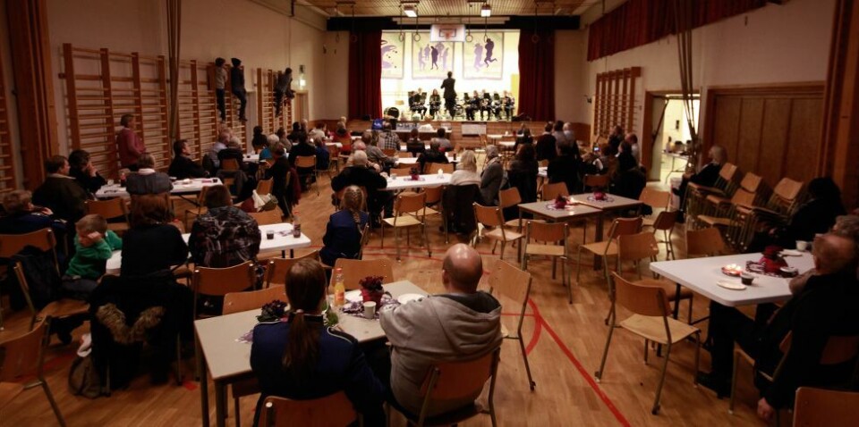 Juleavslutning med pengedryss