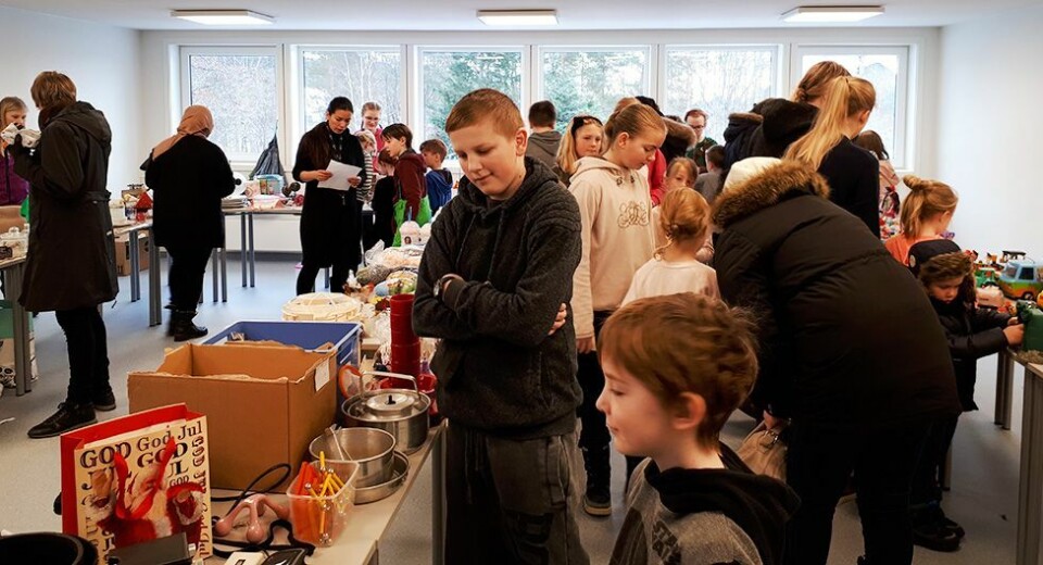 15.000 kroner til Redd Barna fra Langenes skole