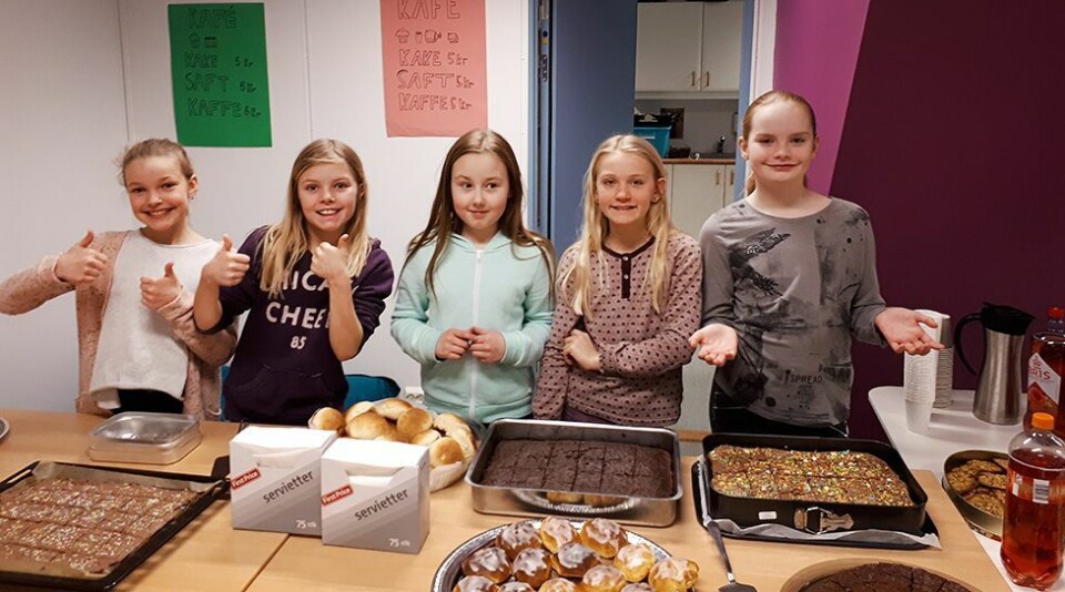 15.000 kroner til Redd Barna fra Langenes skole