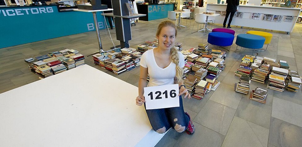 Se resultatet av bibliotekets boktrekonkurranse