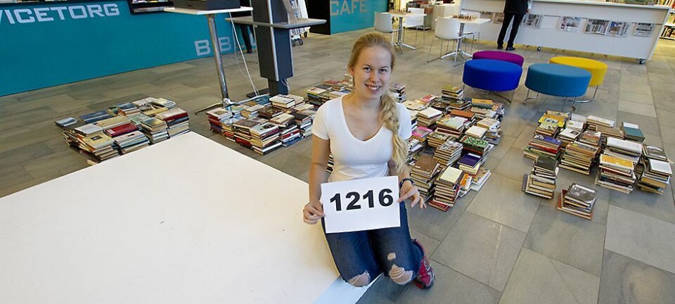 Se resultatet av bibliotekets boktrekonkurranse