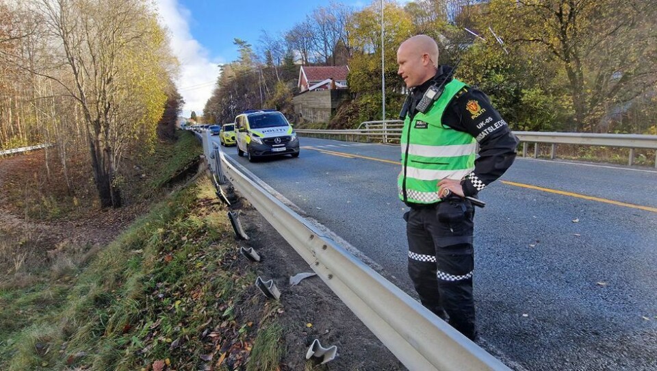Bil i autovernet på E39
