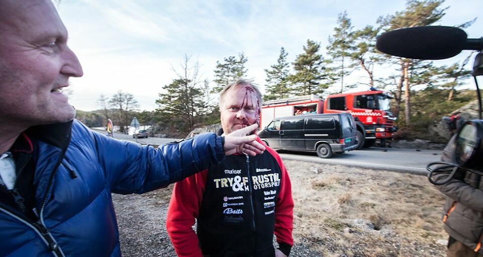 Storøvelse og filminnspilling på Langenesveien