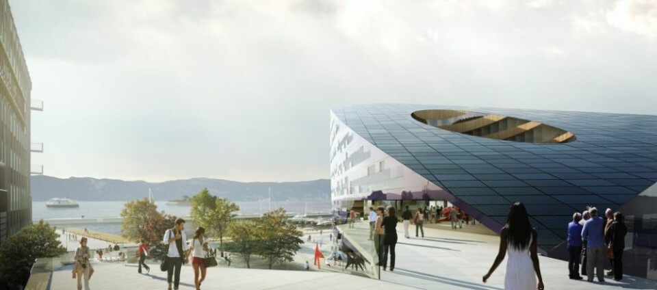 Presenterte plusshus for fylkesordføreren