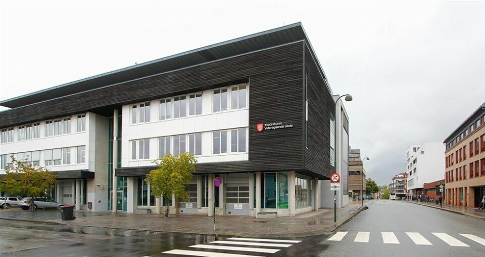 Elev ved Kvadraturen videregående skole koronasmittet