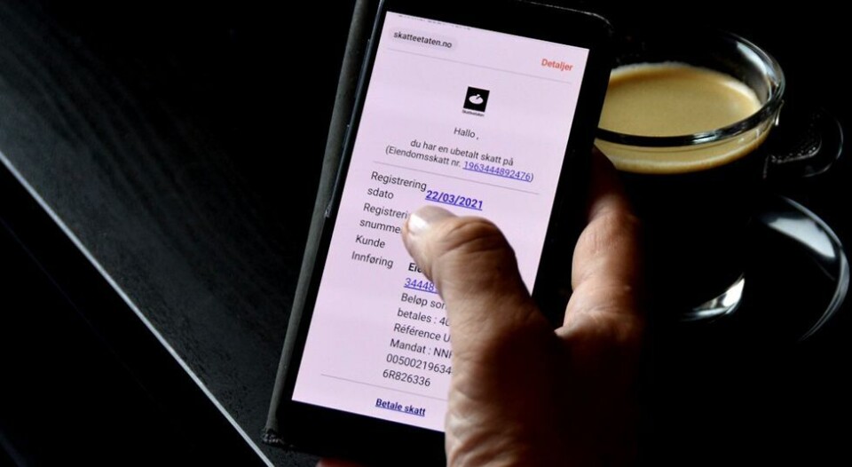 Skatteetaten: Nye epost svindler - Vi sender ikke lenker