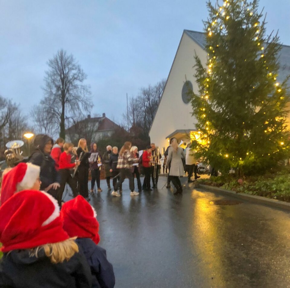 Det «kokte» nesten over på julemarkedet i Flekkerøy kirke