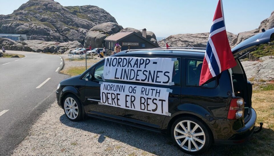 Syklet Nordkapp til Lindesnes på 30 dager