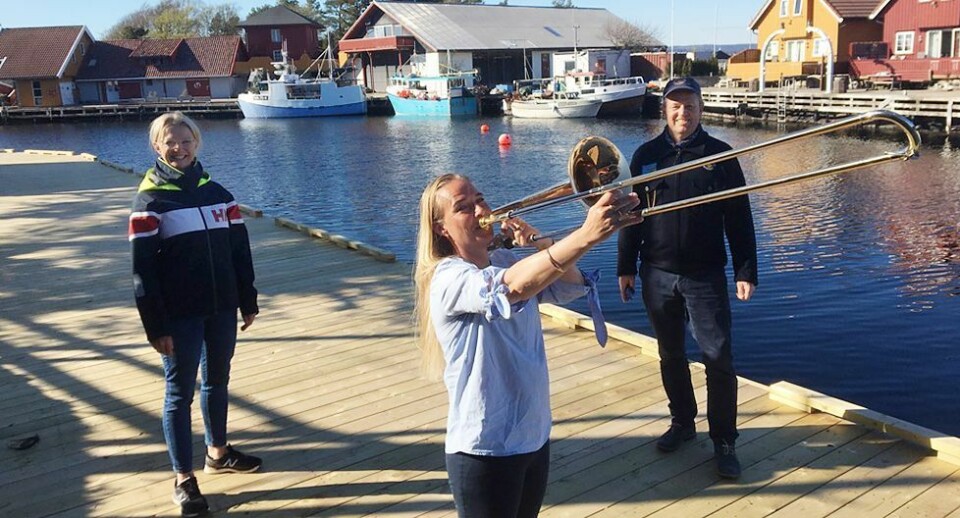 RS 155 Bendt R. Rasmussen klar for 17. mai-kortesje rundt «halve» Flekkerøy