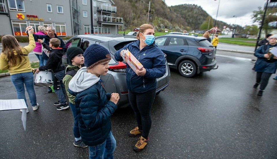 Siste øvelse før 17. mai: - Vi er litt fåtallige