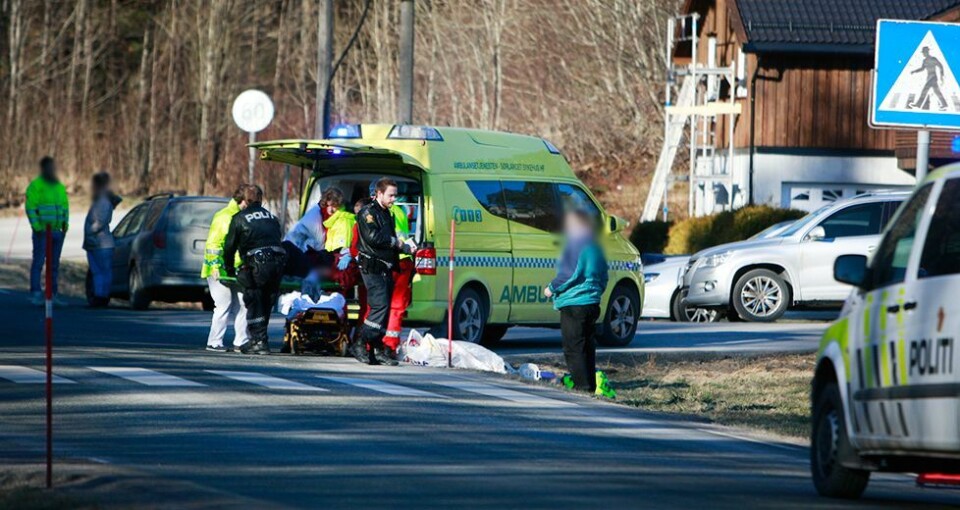 Påkjørt i fotgjengerfelt
