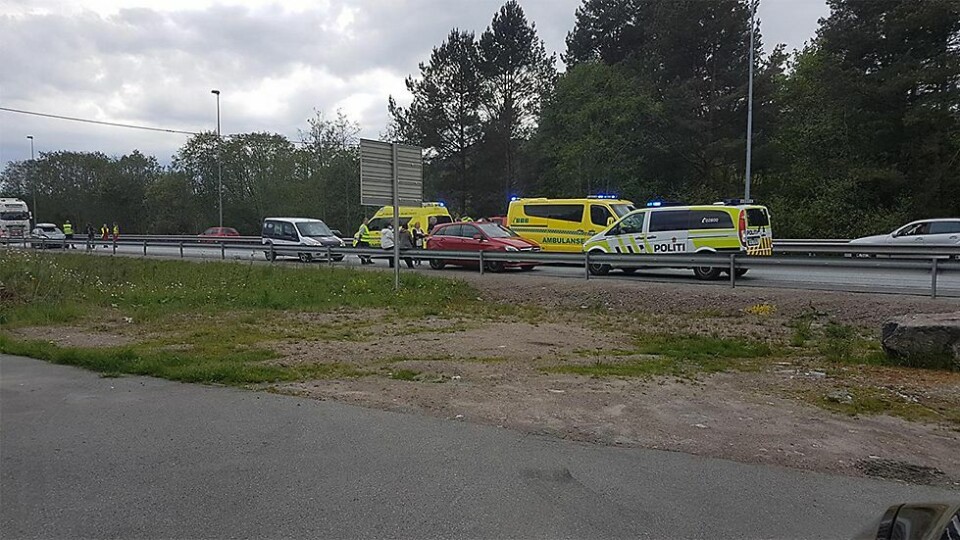 Trafikkuhell i Brennåsen