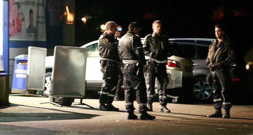 Politiaksjon i Søgne og Songdalen