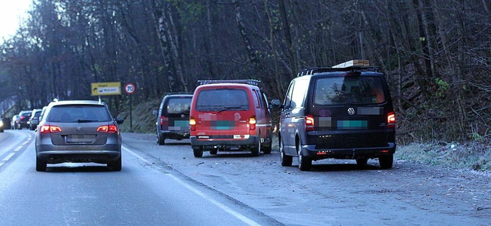 Lange køer på E39