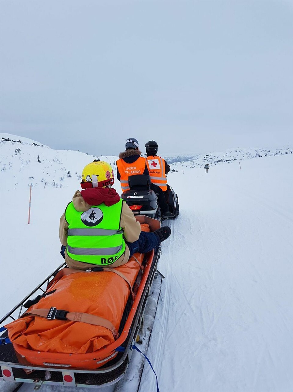 Travelt for hjelpekorpset på Bortelid