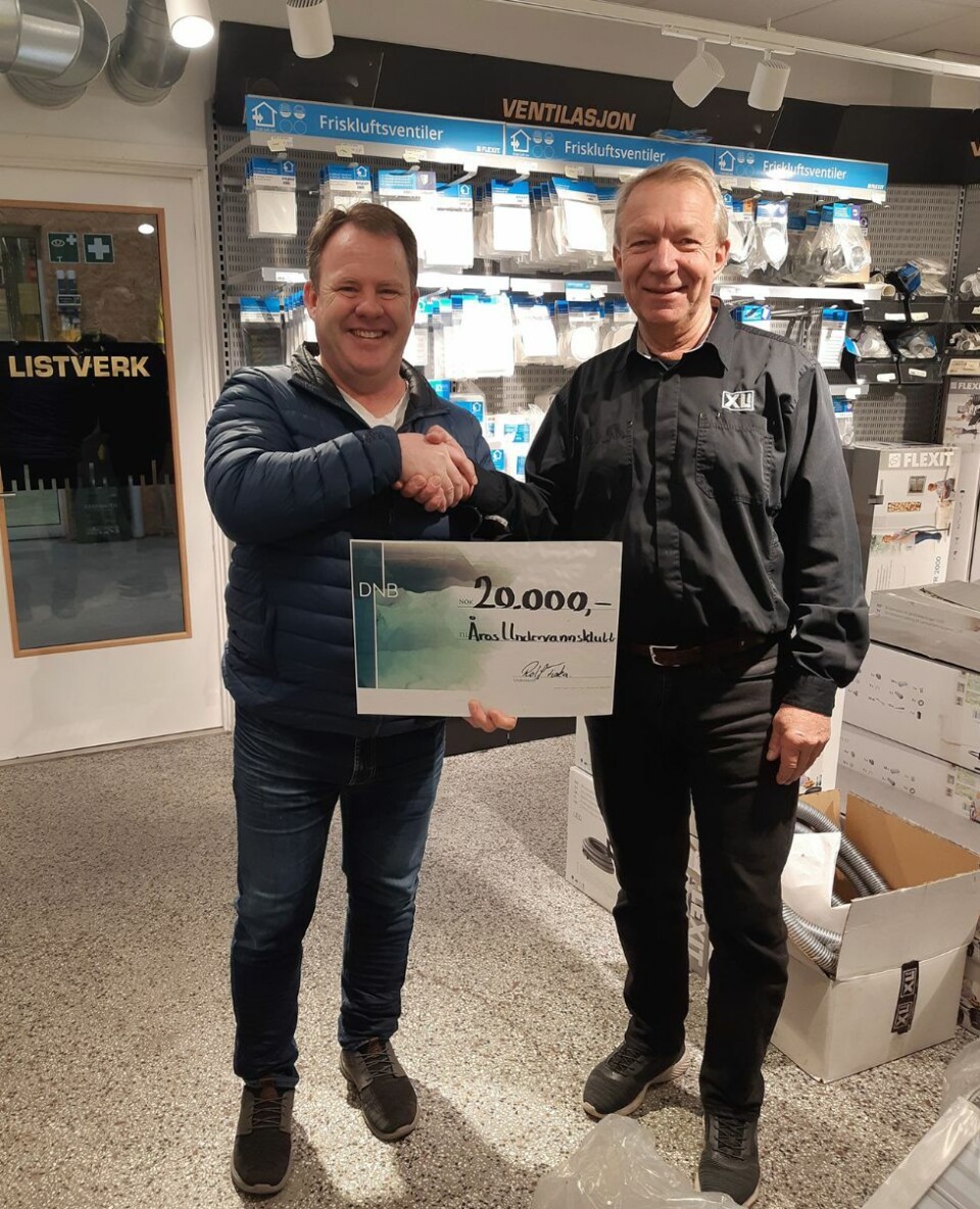 Fikk gavesjekk på 20.000 kroner