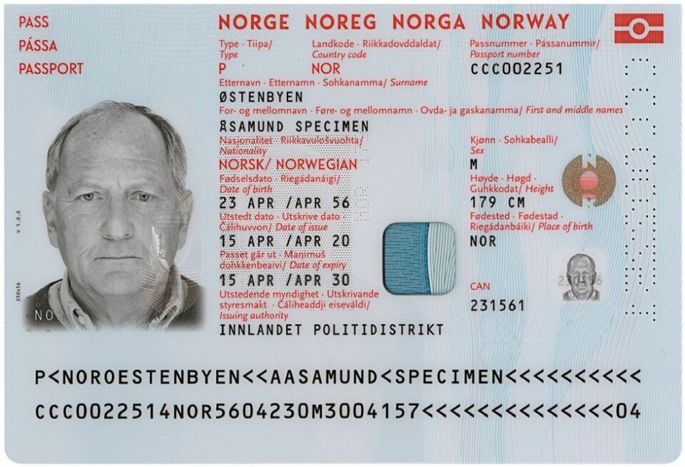 Nå er ny versjon av passet her