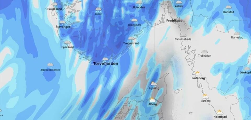 Ufyselig vær lørdag