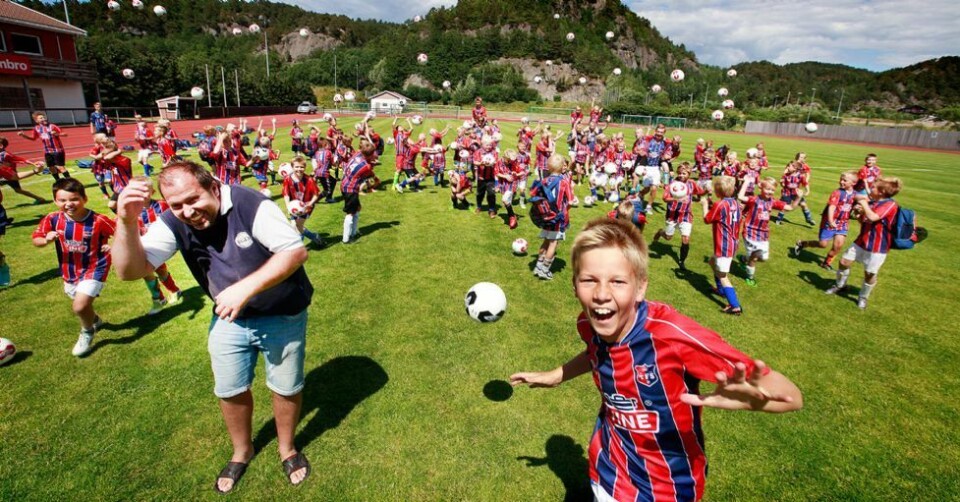 Fotballfeber i Søgne