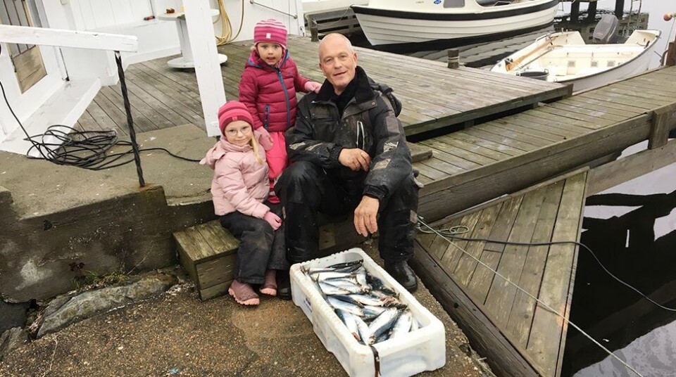 Pensjonert fengselsbetjent fra Flekkerøy med god sildefangst: - Garnet «såkk»