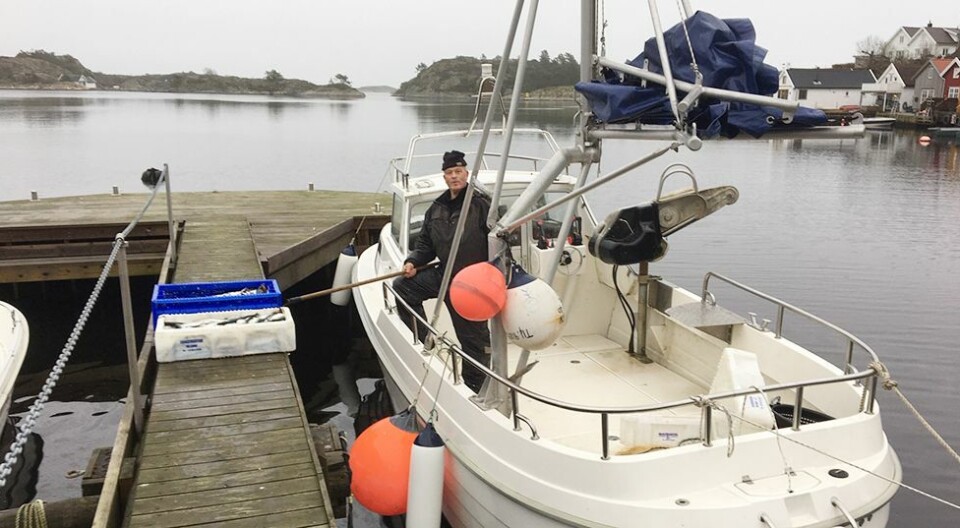 Pensjonert fengselsbetjent fra Flekkerøy med god sildefangst: - Garnet «såkk»