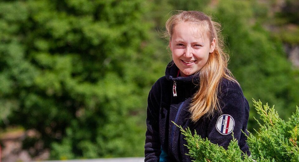 - I dag har vi badet med hestene