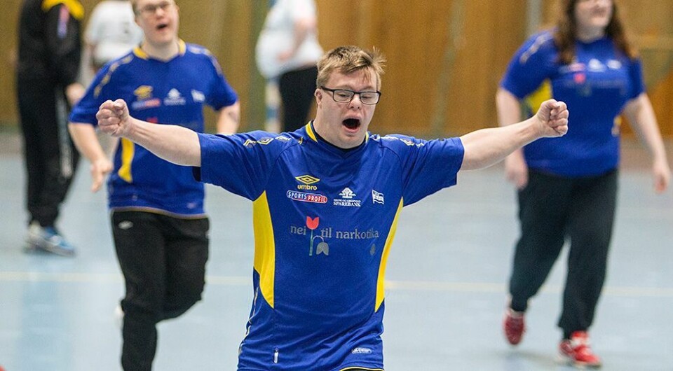 Stor idrettsglede i Nodelandshallen