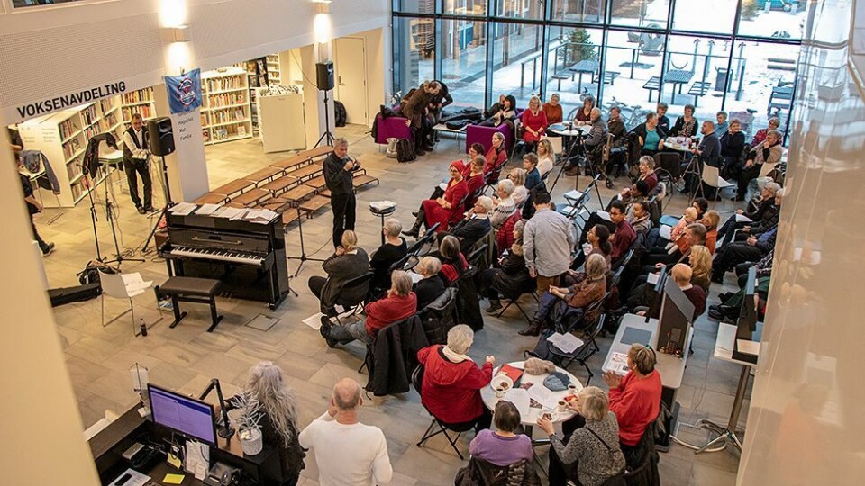 Julekulturkrasj på biblioteket