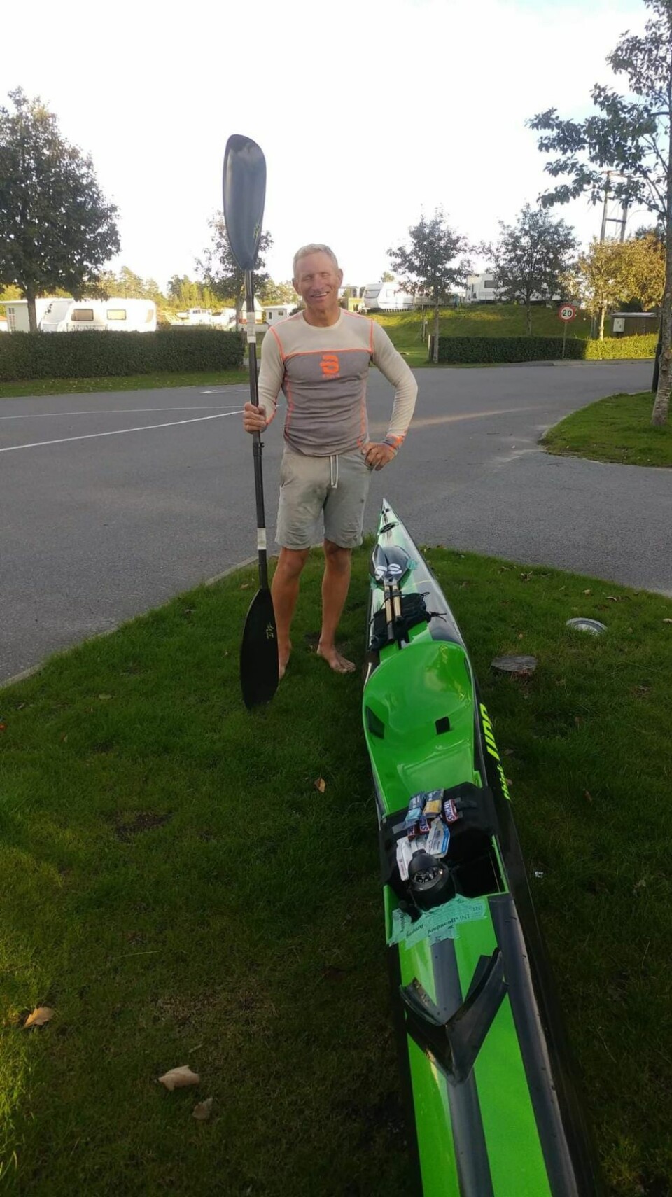 Padlet over Skagerrak på rekordtid