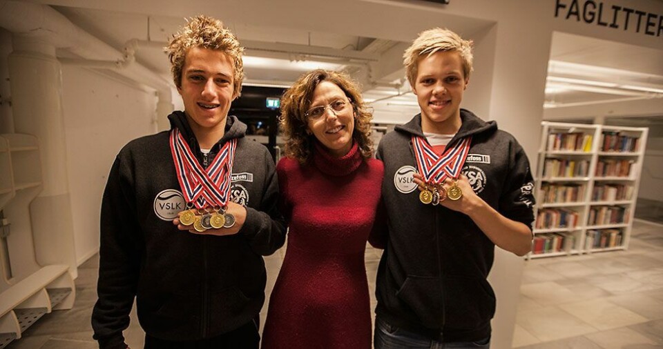 Hjem fra UM/NM med ni medaljer