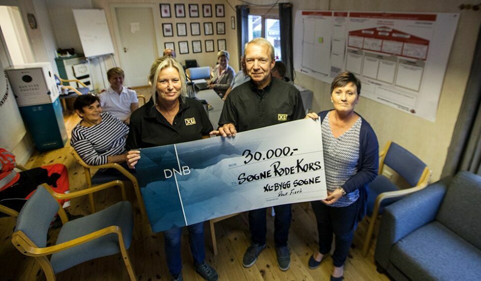 30 000 til Søgne Røde Kors