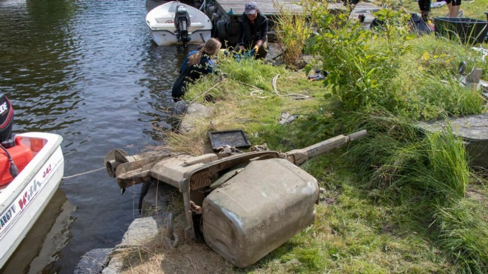 - Lærer trygghet i vannet og rydder samtidig