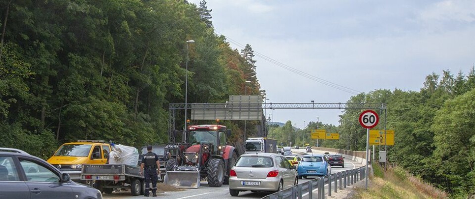 Mistet tilhengerlass på E39