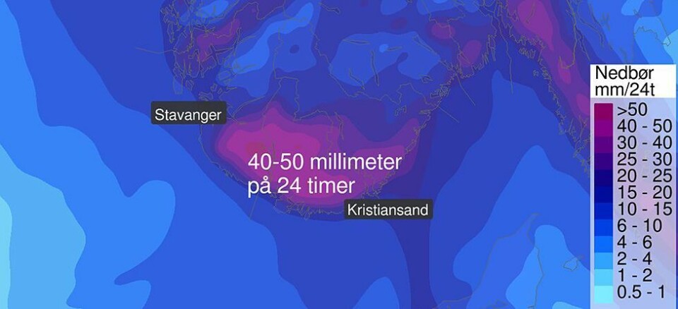 Helgeværet: Regn, regn og atter regn