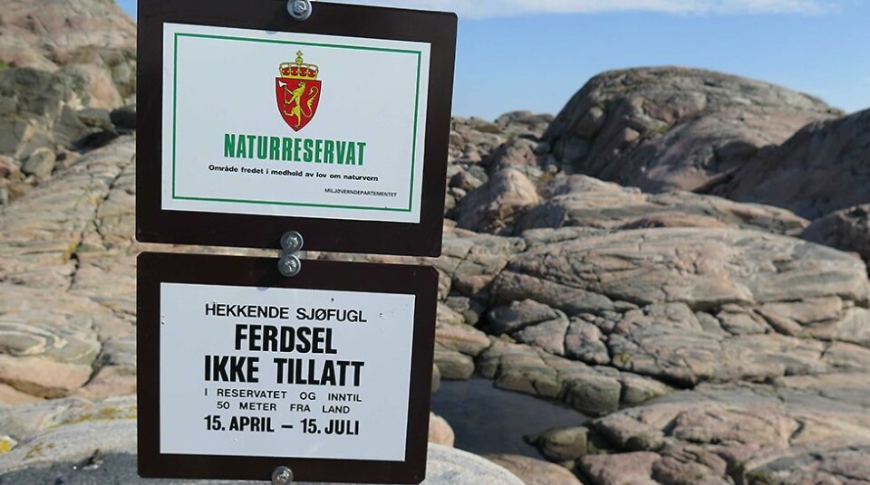 Her må du ikke gå i land nå