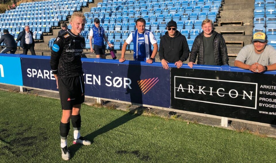 Debuterte på hjemmebane: - Jeg hadde hånden på straffesparket
