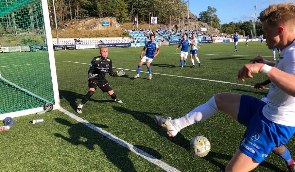 Debuterte på hjemmebane: - Jeg hadde hånden på straffesparket