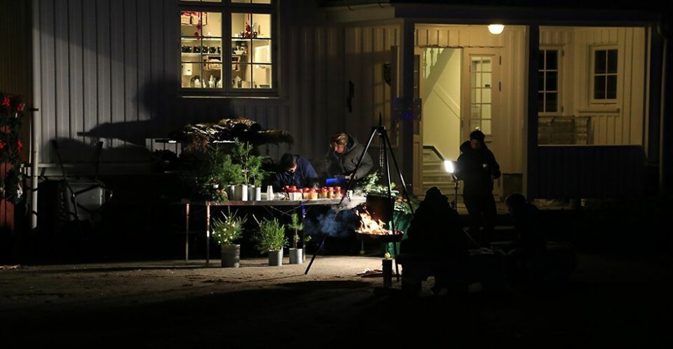 Billdeglimt fra førjulsmarkedet