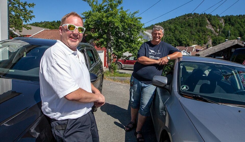 - Vi får se om vi ikke får tatt livet av en Volvo i dag