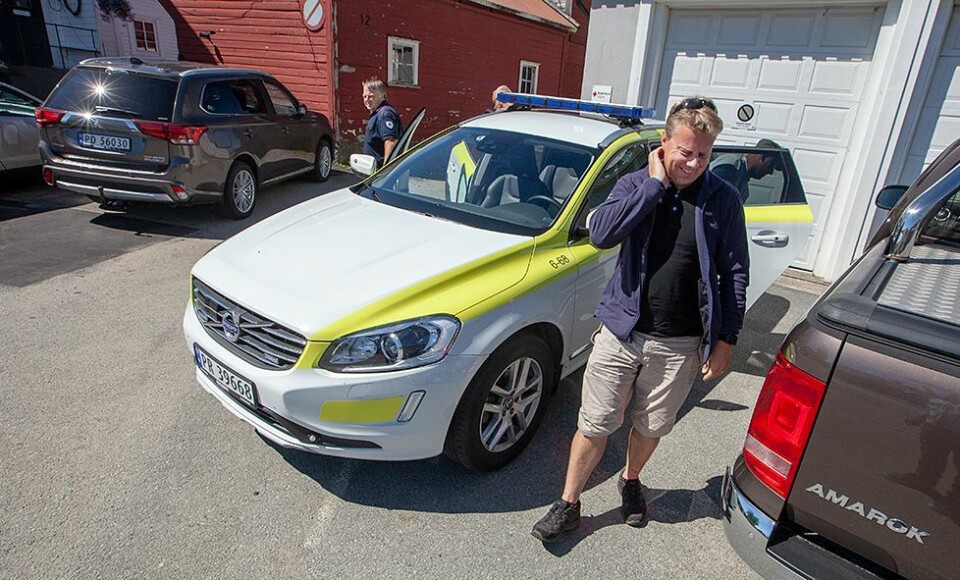- Vi får se om vi ikke får tatt livet av en Volvo i dag