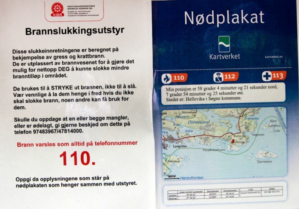Satte ut smekkere