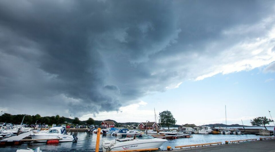 Farevarsel for vind og regn