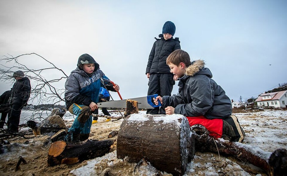 Turgruppa ryddet Sanden